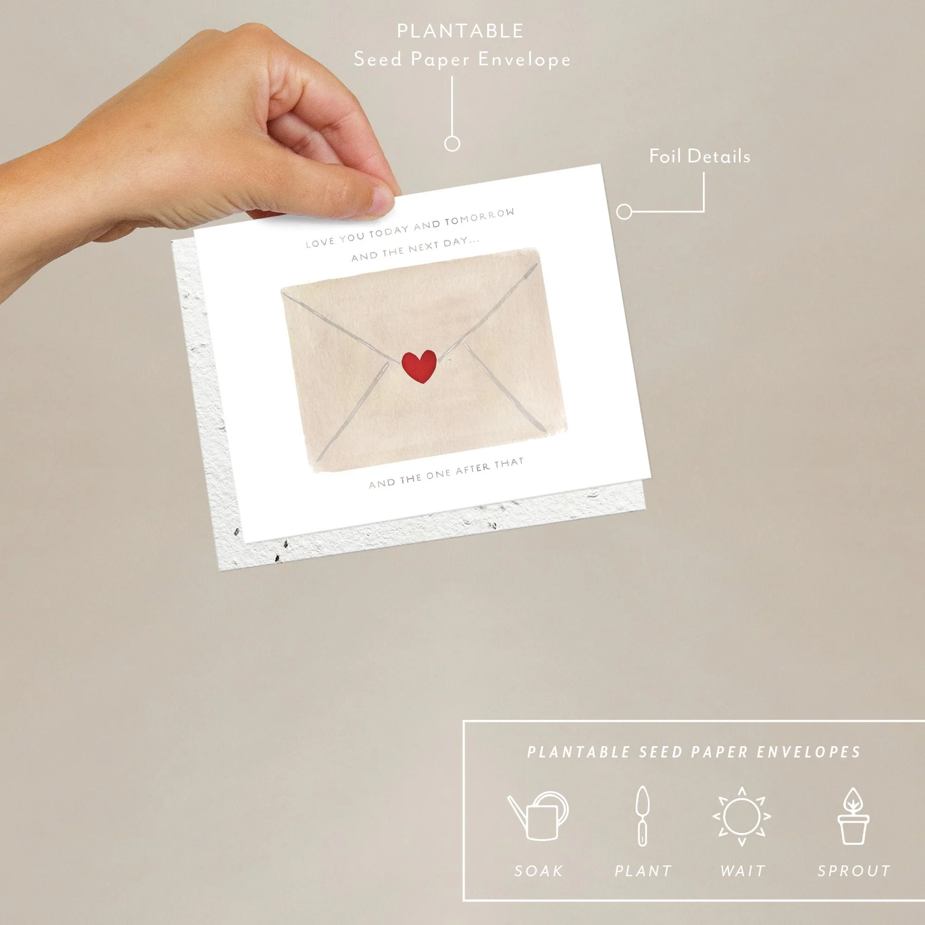 Love Letters - Love + Friendship Card *NEW — Seedlings